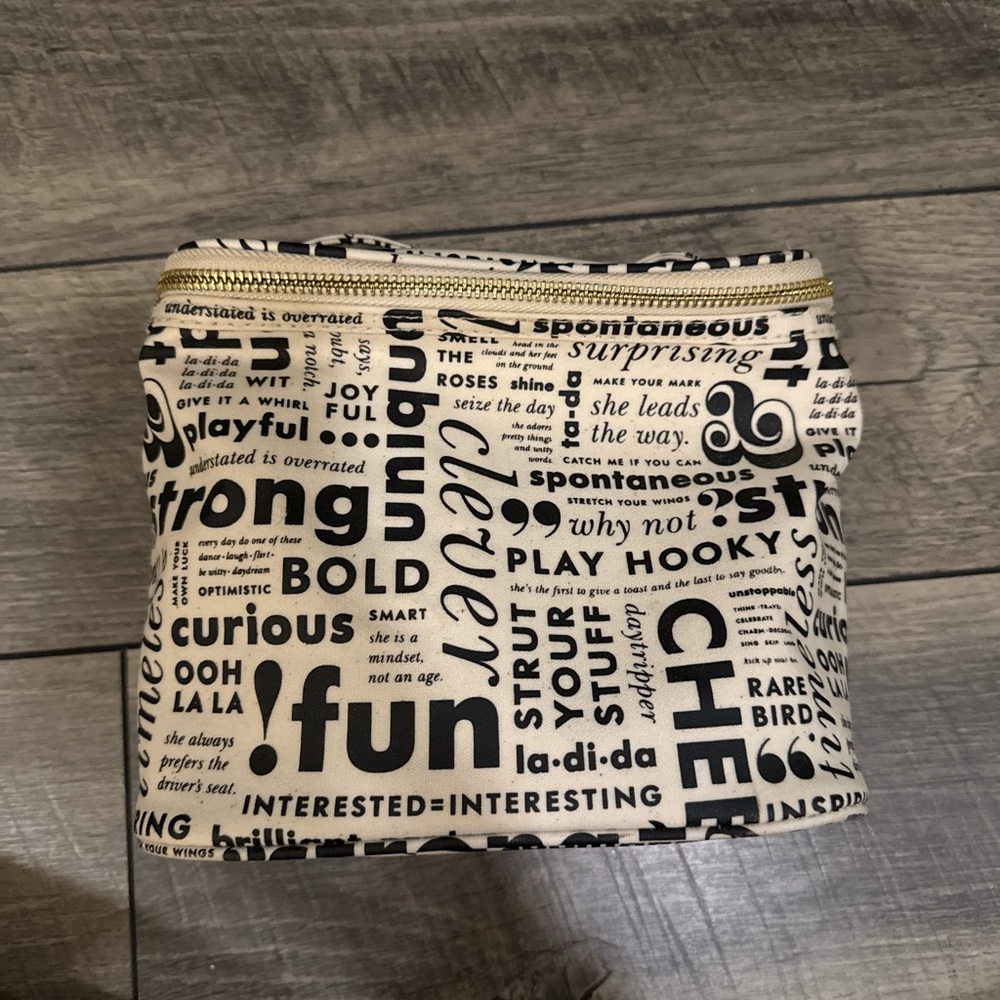 Kate Spade Lunchbox Typography Bag